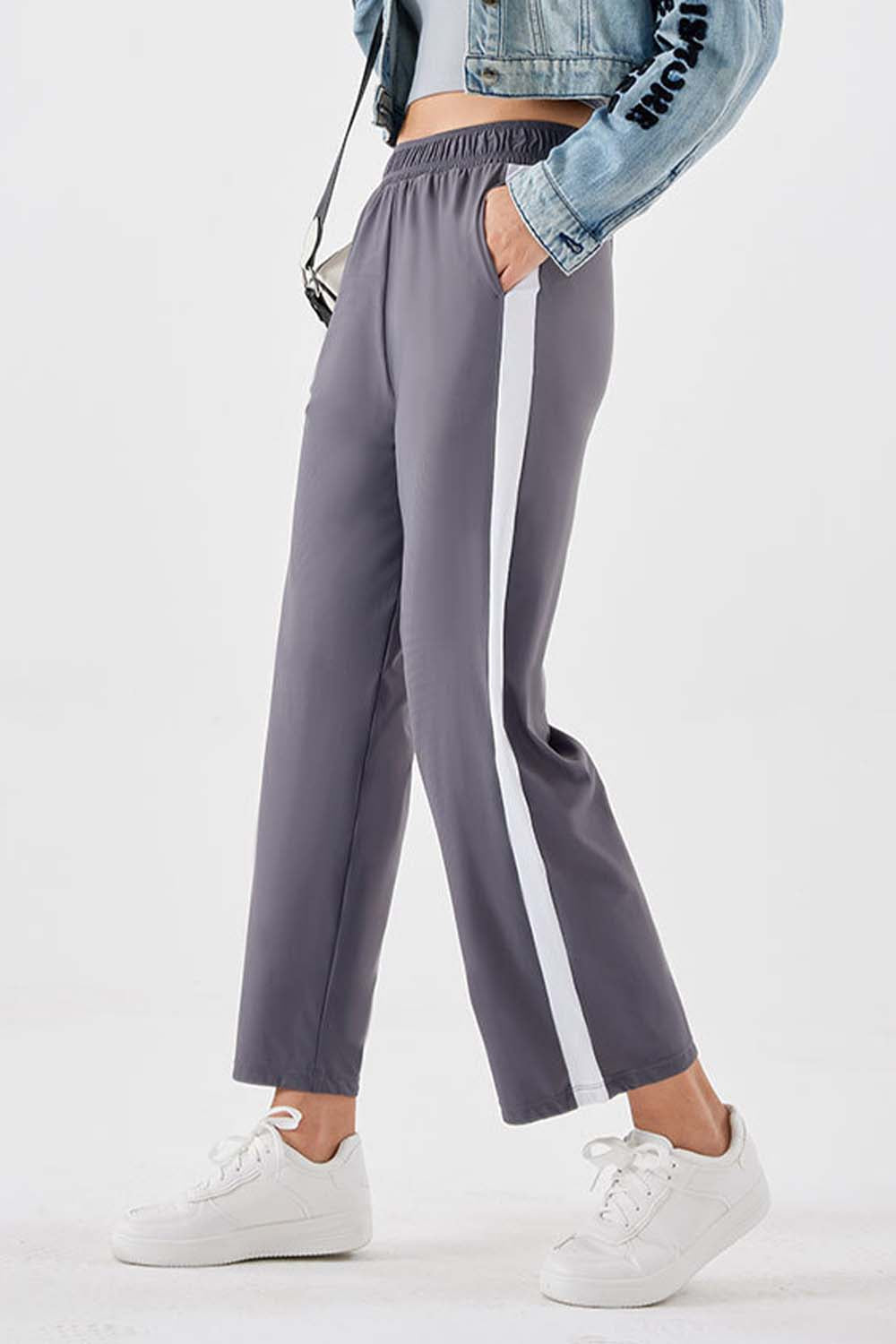 Sarah Full Size Seam Detail Long Pants