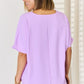 Zenana Texture Short Sleeve T-Shirt - Brand Zenana