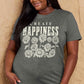 Simply Love Full Size CREATE HAPPINESS Graphic Cotton T-Shirt