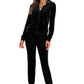Full Size Zip-Up Hooded Jacket and Pants Set