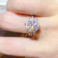 2 Carat Moissanite 925 Sterling Silver Ring