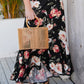 Women's Plus Size Floral High-Rise Skirt