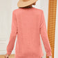 Notched Long Sleeve T-Shirt