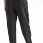 SeaKnickers Button Detail Elastic Waist Pocket Black Pants