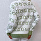 Snowflake Pattern Mock Neck Sweater