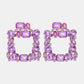 Geometrical Shape Zinc Alloy Dangle Earrings