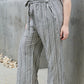 Heimish Find Your Path Full Size Paperbag Waist Striped Culotte Pants