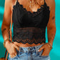 CAMI CHIC V-Neck Lace Cropped Cami 🦋