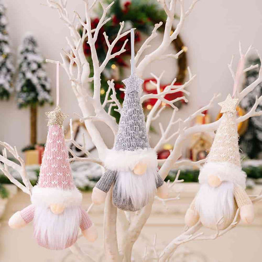 Winter Christmas Assorted 2-Piece Faceless Gnome Hanging Widgets