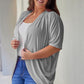 Plus Size Ribbed Cocoon Cover Up