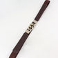 Women's Zinc Alloy Buckle Elastic PU Belt