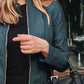 Mock Neck Zip Up Jacket