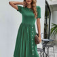 Button Detail Tee Dress with Pockets