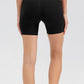 Wide Waistband Slim Fit Sports Shorts