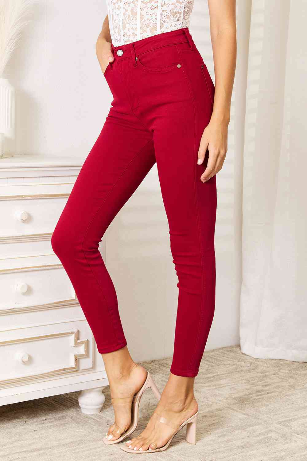 Judy Blue Full Size High Waist Tummy Control Skinny Jeans *