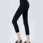 Full Size Wide Waistband Cropped Sports Leggings