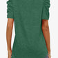 V-Neck Puff Sleeve Tee