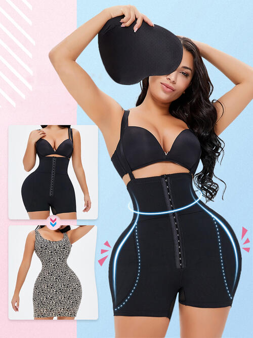 Full Size Hook-and-Eye Under-Bust Shaping Bodysuit Shapewear