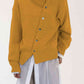 Dropped Shoulder Buttoned Cardigan