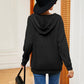 Full Size Lace-Up Long Sleeve Hoodie