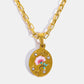 Stainless Steel 18K Gold-Plated Necklace