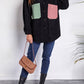 Women's Patch Pocket Dropped Shoulder Shirt Jacket