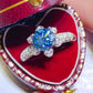 Women's 1 Carat Moissanite 925 Sterling Silver Ring