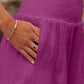 Full Size Smocked Waist Wide Leg Pants