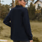 Full Size Collared Neck Long Sleeve Blouse