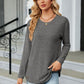 Full Size Round Neck Long Sleeve T-Shirt