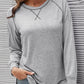 Women's SLENA Full Size Lucia Color Block Raglan Sleeve Top