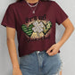 Lucky Clover Round Neck Short Sleeve T-Shirt
