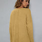 Beauteous Dropped Shoulder High-Low Waffle-Knit Top