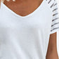 Full Size V-Neck Raglan Sleeve Tee