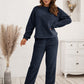 Vixen Teddy Long Sleeve Top and Pants Lounge Set