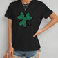 Lucky Clover Round Neck T-Shirt