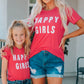 GIRLS YOUTH Letter Graphic Short Sleeve T-Shirt SZ 6Y-13Y