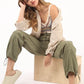 VERY J Drawstring Woven Parachute Joggers