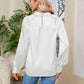 Cutout Mock Neck Long Sleeve Top