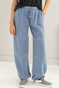 HYFVE Stitched Design Drawstring Sweatpants *
