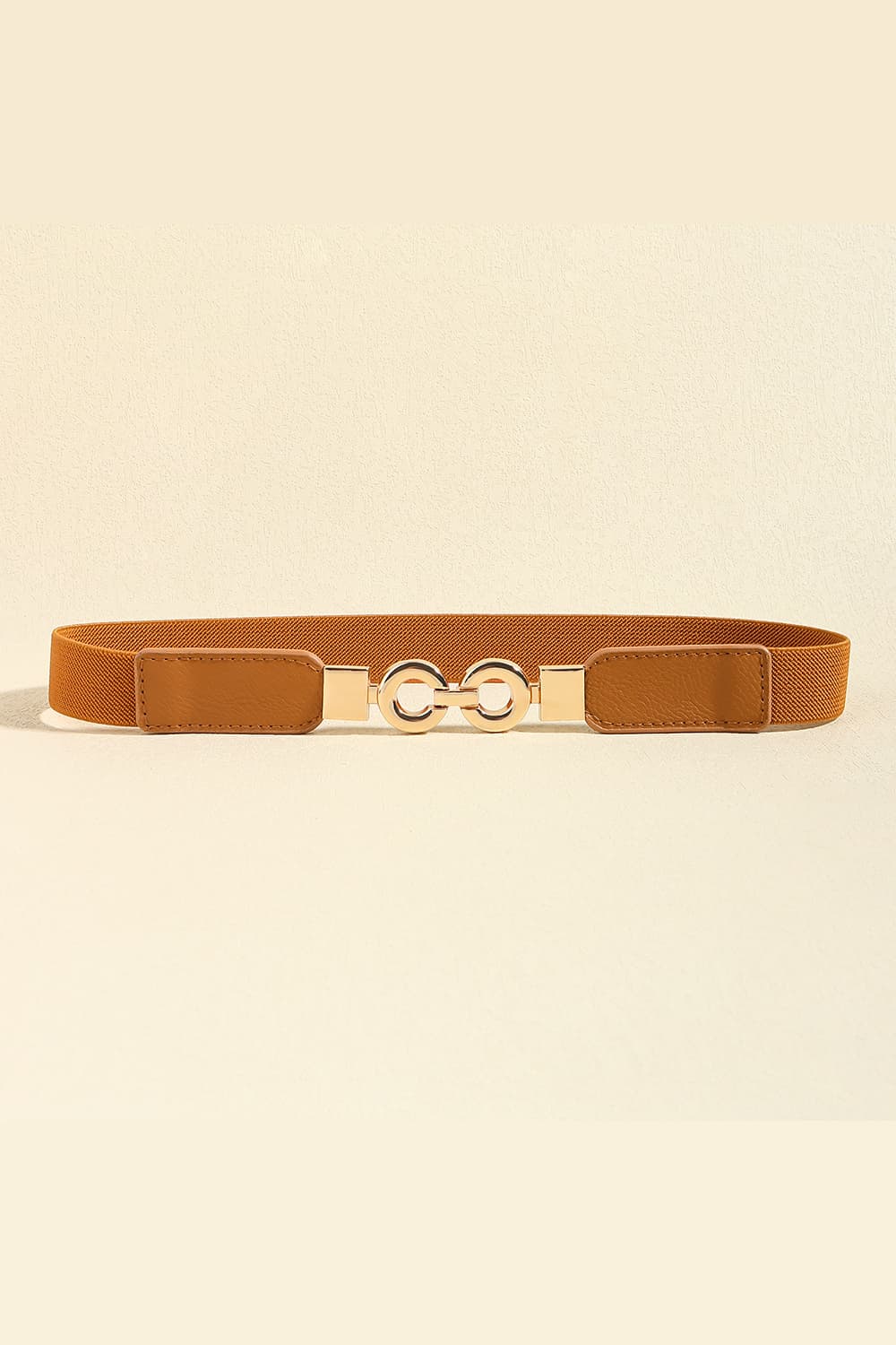 Black, Caramel, or White One Size PU Leather Belt