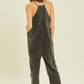 HEYSON Full Size Mineral-Washed Oversized Jumpsuit with Pockets