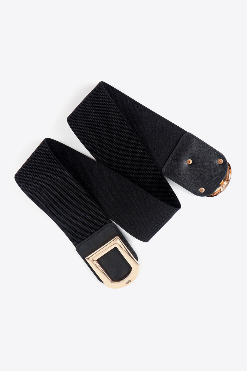 Jessica Anne Beauty Double D Buckle PU Belt