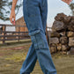 SassyDenim Full Size High Waist Cargo Jeans