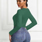 Women's Ava Round Neck Long Sleeve Bodysuit
