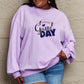 Simply Love Full Size Drop Shoulder GAME DAY Graphic Sweatshirt