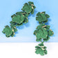 Flower Shape Zinc Alloy Dangle Earrings