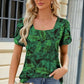 Square Neck Short Sleeve T-Shirt