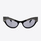 SUNKISSED DREAMS UV400 Rhinestone Trim Cat-Eye Sunglasses