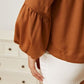 Laura Jay Balloon Sleeve Collared Neck Blouse